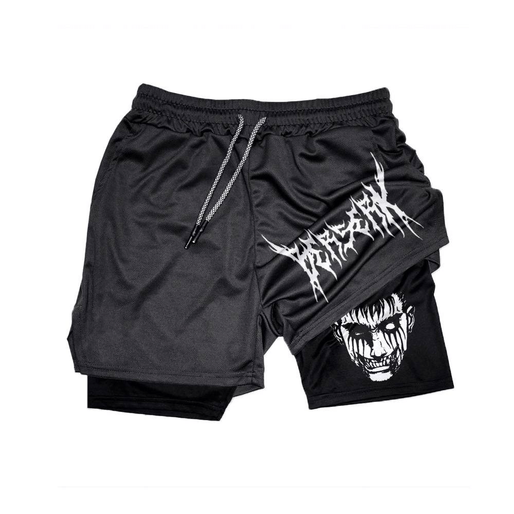 Shorts de Compressão Berserk Black